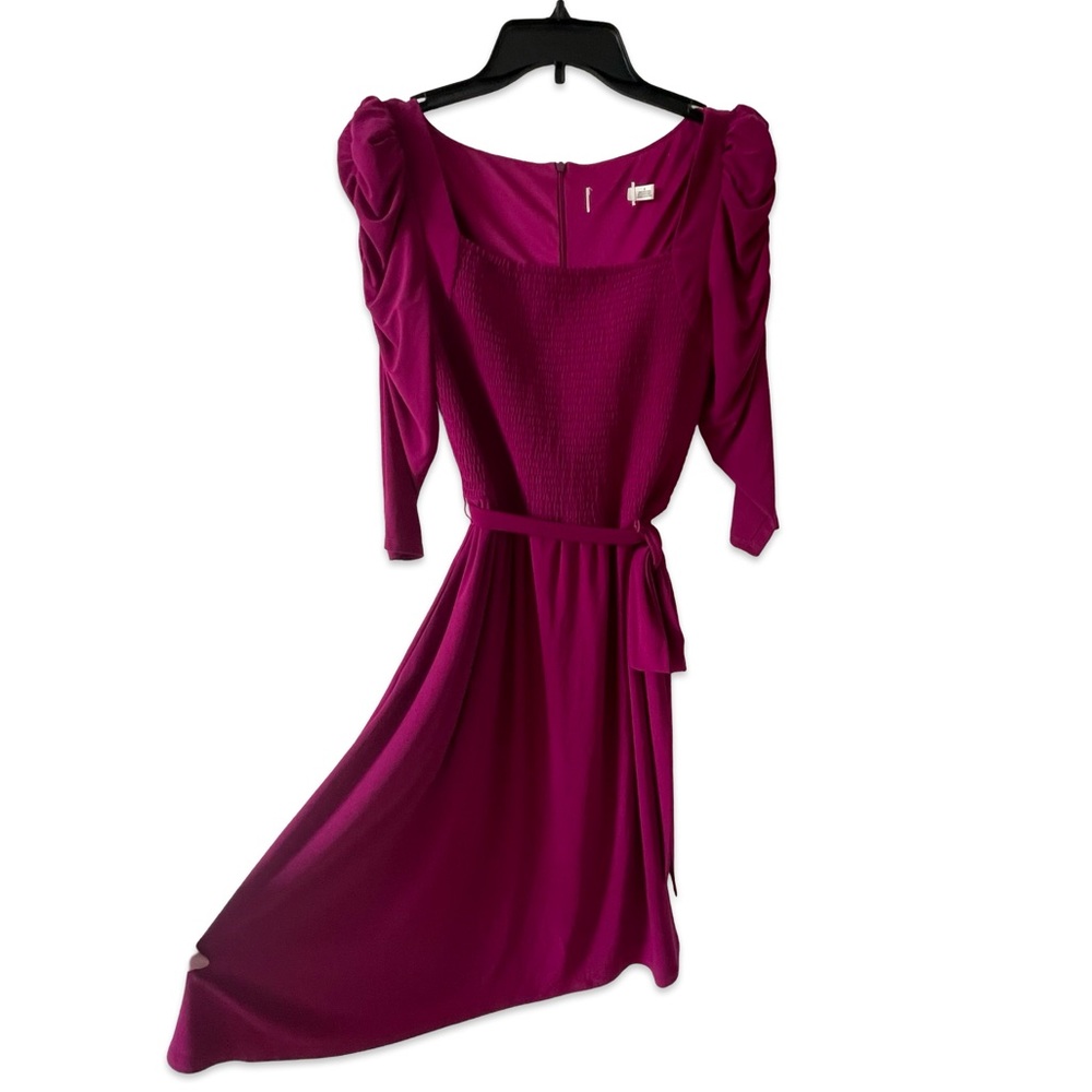 Dropped Waist Long Sleeve Dress